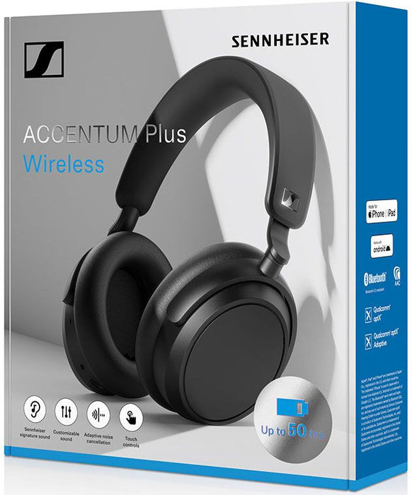 Sennheiser Accentum Plus Wireless On-Ear Headphones Black EU