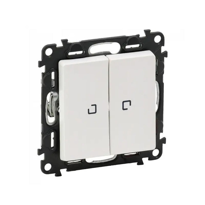 SERIAL KEY WITH BACKLIGHT VALENA LIFE LEGRAND - WHITE - Ключове контакти димери и