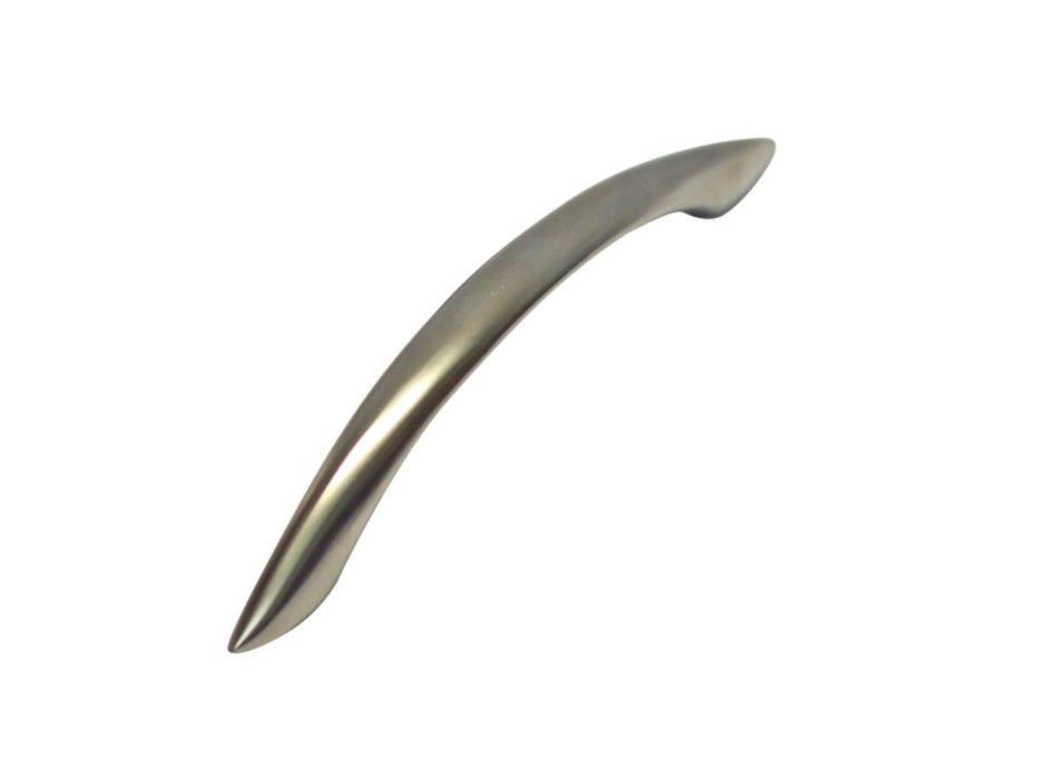 FURNITURE HANDLE 128MM ARC SATIN 233