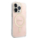Set Guess GUBPP14LH4EACSP Case+ Charger iPhone 14 Pro 6.1’’ pink/pink hard case 4G Print MagSafe - Cell phone cases