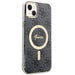 Set Guess GUBPP14MH4EACSK Case+ Charger iPhone 14 Plus 6.7’’ black/black hard case 4G Print MagSafe - Cell phone cases