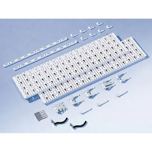 SET OF 2 PANELS 2 RAILS 500 MM 15 DIFFERENT HOLDERS ELEMENT SYSTEM - Системи за стелажи<<<Стелажи<<<Авто и