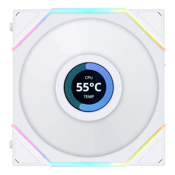 Set of 3 Fan Lian Li UNI FAN TL LCD 120mm - White - Вентилатори<<<Компютърни компоненти<<<ValiAPI