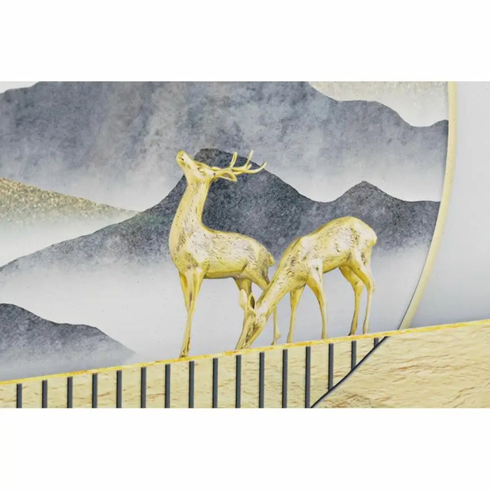 Set of 3 pictures DKD Home Decor Aluminium MDF Wood 200 x 3 x 70 cm (3 Pieces) - Декорация и Осветление<<<Дом