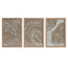 Set of 3 pictures Home ESPRIT Paper Crystal 20 x 2 x 30 cm (3 Pieces) - Декорация и Осветление<<<Дом