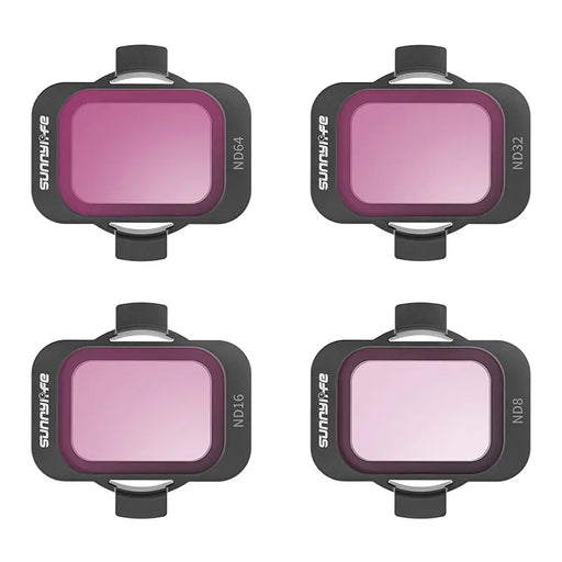 Set of 4 filters ND 8/16/32/64 Sunnylife for DJI Avata 2 - Filters for drones<<<Drone accessories<<<Drones<<<InnproXML