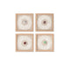 Set of 4 pictures Home ESPRIT Paper Crystal 22 x 2 x 22 cm - Декорация и Осветление<<<Дом Градина<<<BigBuy&&&Картини и