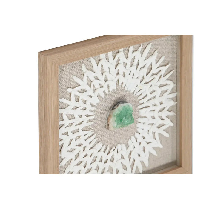 Set of 4 pictures Home ESPRIT Paper Crystal 22 x 2 x 22 cm - Декорация и Осветление<<<Дом Градина<<<BigBuy&&&Картини и
