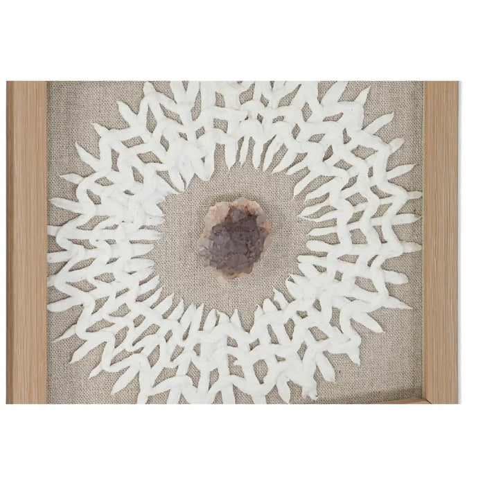 Set of 4 pictures Home ESPRIT Paper Crystal 22 x 2 x 22 cm - Декорация и Осветление<<<Дом Градина<<<BigBuy&&&Картини и
