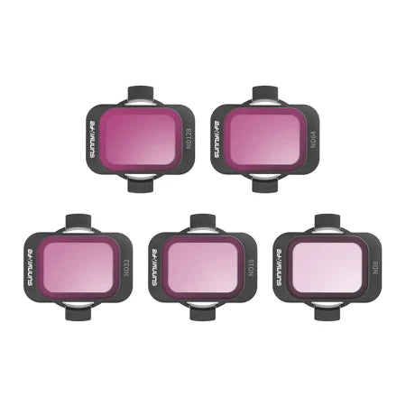 Set of 5 Filters Sunnylife ND 8/16/32/64/128 for DJI Avata 2 - Filters for drones<<<Drone