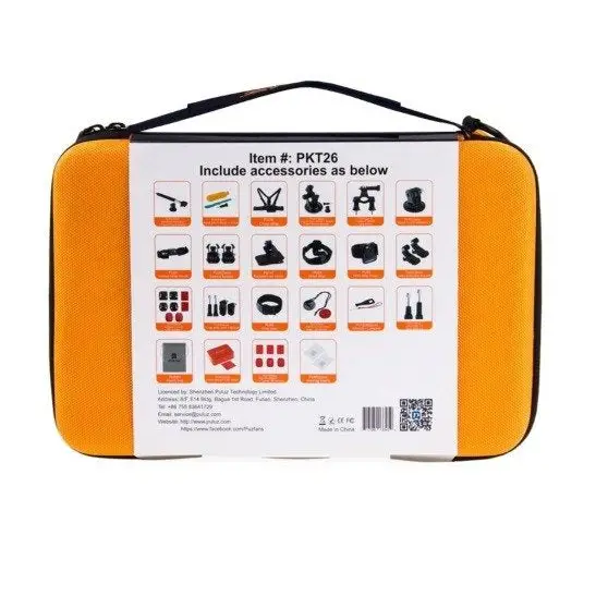 Set of 53 Puluz accessories for sports cameras PKT26 - Sets<<<Photo and cameras<<<InnproXML