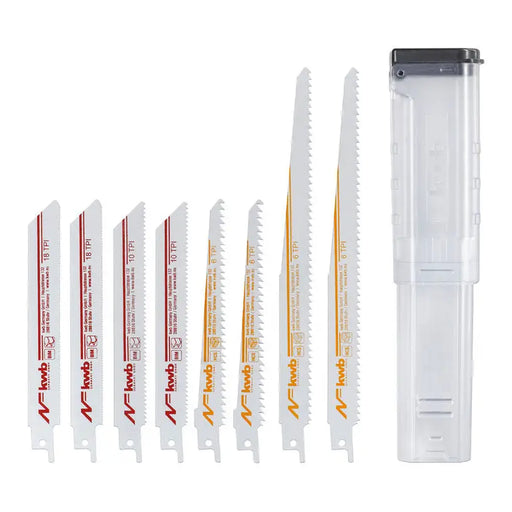 SET OF 8 PIECES SABER SAW BLADES KWB - Листове за триони<<<Консумативи за електроинструменти<<<Инструменти и