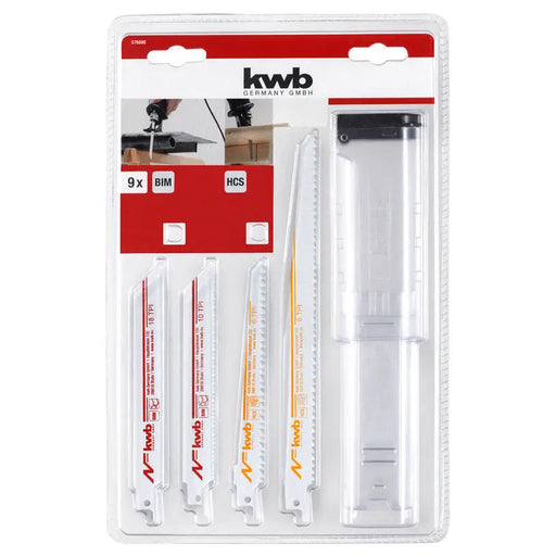 SET OF 8 PIECES SABER SAW BLADES KWB - Листове за триони<<<Консумативи за електроинструменти<<<Инструменти и