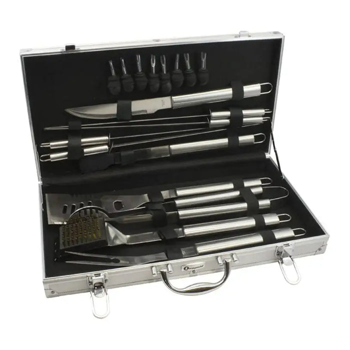 SET OF BARBECUE ACCESSORIES SUITCASE 18 PIECES LEOPOLD VIENNA - Оборудване барбекю<<<Барбекю<<<Градина<<<Praktiker