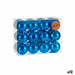 Set of Christmas balls Krist+ Blue Plastic (12 Units) - Декорация и Осветление<<<Дом Градина<<<BigBuy&&&Коледни