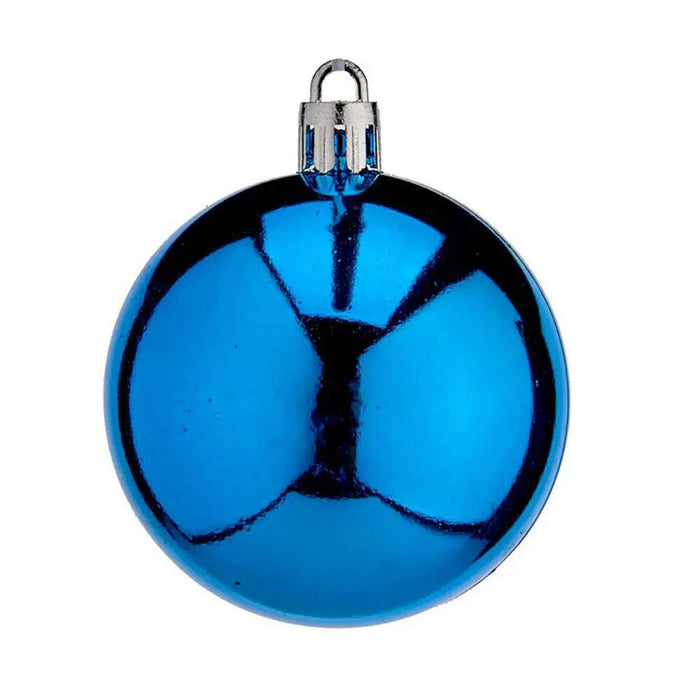 Set of Christmas balls Krist+ Blue Plastic (12 Units) - Декорация и Осветление<<<Дом Градина<<<BigBuy&&&Коледни