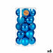 Set of Christmas balls Krist+ Blue Plastic (6 Units) - Декорация и Осветление<<<Дом Градина<<<BigBuy&&&Коледни