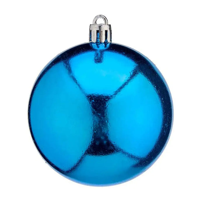 Set of Christmas balls Krist+ Blue Plastic Ø 7 cm (12 Units) - Декорация и Осветление<<<Дом Градина<<<BigBuy&&&Коледни