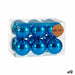 Set of Christmas balls Krist+ Blue Plastic Ø 7 cm (12 Units) - Декорация и Осветление<<<Дом Градина<<<BigBuy&&&Коледни