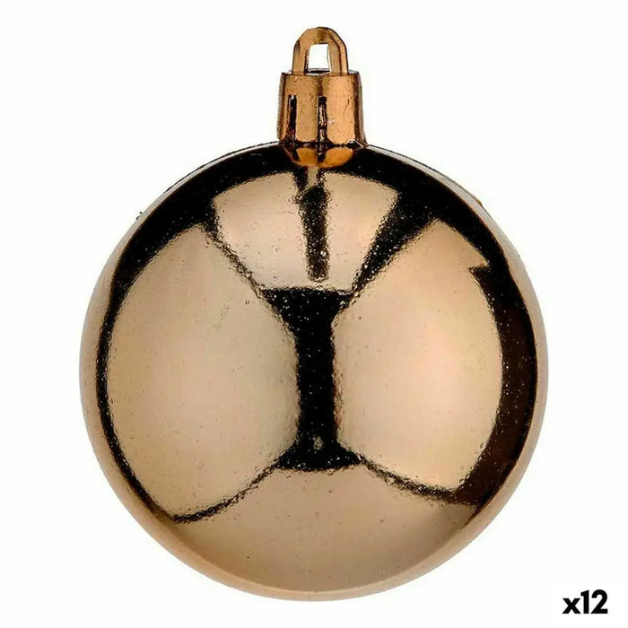 Set of Christmas balls Krist+ Copper Plastic (12 Units) - Декорация и Осветление<<<Дом Градина<<<BigBuy&&&Коледни