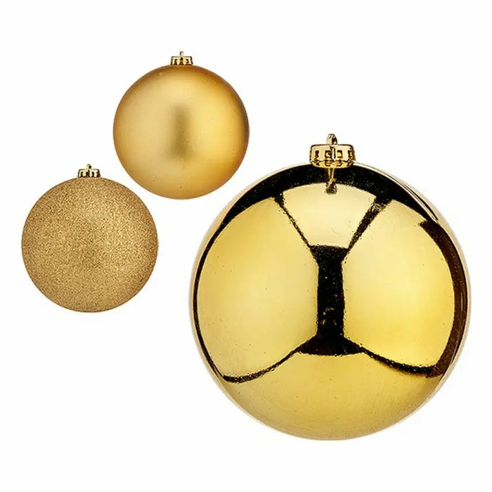 Set of Christmas balls Krist+ Golden Plastic Ø 15 cm (4 Units) - Декорация и Осветление<<<Дом