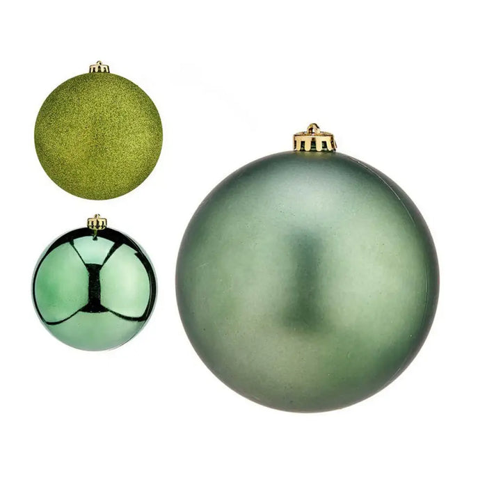 Set of Christmas balls Krist+ Green Plastic 6 Pieces (4 Units) - Декорация и Осветление<<<Дом