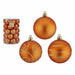 Set of Christmas balls Krist+ Orange PVC (4 Units) - Декорация и Осветление<<<Дом Градина<<<BigBuy&&&Коледни