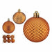 Set of Christmas balls Krist+ Orange PVC 6 cm (12 Units) - Декорация и Осветление<<<Дом Градина<<<BigBuy&&&Коледни