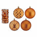 Set of Christmas balls Krist+ Orange PVC 8 cm (4 Units) - Декорация и Осветление<<<Дом Градина<<<BigBuy&&&Коледни