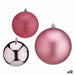 Set of Christmas balls Krist+ Pink Plastic (12 Units) - Декорация и Осветление<<<Дом Градина<<<BigBuy&&&Коледни