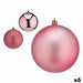 Set of Christmas balls Krist+ Pink Plastic (6 Units) - Декорация и Осветление<<<Дом Градина<<<BigBuy&&&Коледни