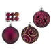 Set of Christmas balls Krist+ Purple Plastic Ø 6 cm (12 Units) - Декорация и Осветление<<<Дом