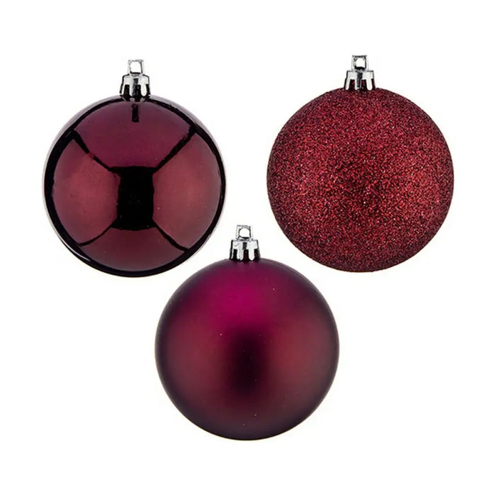 Set of Christmas balls Krist+ Purple Plastic Ø 7 cm (24 Units) - Декорация и Осветление<<<Дом