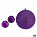 Set of Christmas balls Krist+ Purple PVC Ø 12 cm (6 Units) - Декорация и Осветление<<<Дом Градина<<<BigBuy&&&Коледни