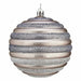 Set of Christmas balls Krist+ Silver Plastic Circles 10 cm (6 Units) - Декорация и Осветление<<<Дом