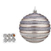 Set of Christmas balls Krist+ Silver Plastic Circles 10 cm (6 Units) - Декорация и Осветление<<<Дом