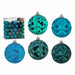 Set of Christmas balls Krist+ Turquoise (4 Units) - Декорация и Осветление<<<Дом Градина<<<BigBuy&&&Коледни