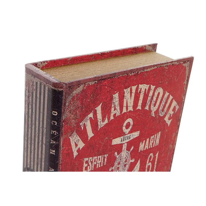 Set of decorative boxes Home ESPRIT Multicolour Wood Canvas Anchor - Декорация и Осветление<<<Дом