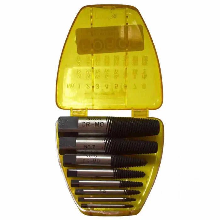 SET OF EXTRACTORS 8 PCS. 3/4’’ 1/2’’ FORCE JN66034 - Метчици и плашки<<<Ръчни инструменти<<<Инструменти и
