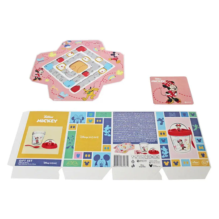 SET OF GLASS WITH FIGURE + MINNIE DISNEY BOARD GAME - Кутии за храна и купи<<<Домашни потреби<<<Кухня<<<Praktiker