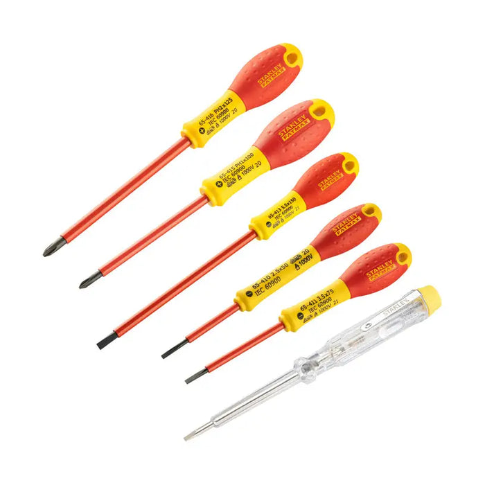 SET OF HIGH VOLTAGE STANLEY SCREWDRIVERS 6 PCS. - Комплекти отвертки<<<Ръчни инструменти<<<Инструменти и