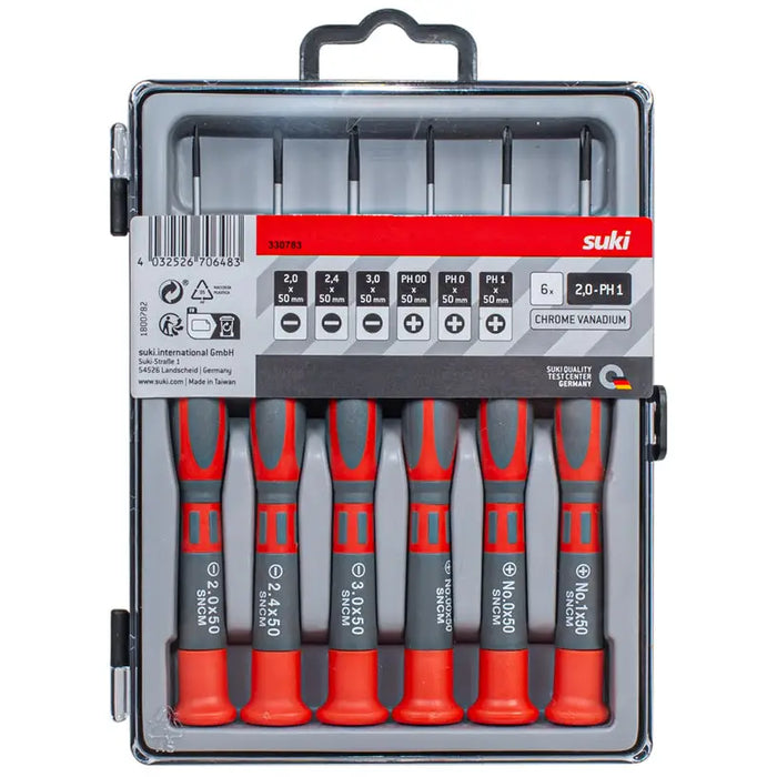 SET OF PRECISION SCREWDRIVERS 6 PCS. SUKI - Комплекти отвертки<<<Ръчни инструменти<<<Инструменти и