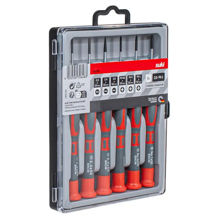 SET OF PRECISION SCREWDRIVERS 6 PCS. SUKI - Комплекти отвертки<<<Ръчни инструменти<<<Инструменти и