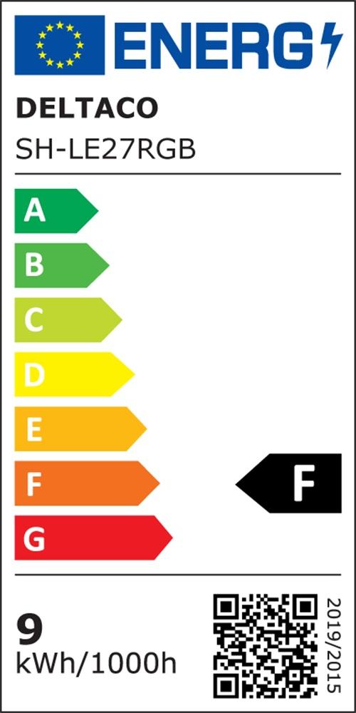 Set of smart RGB bulbs DELTACO SH-LE27RGB E27 WiFI 2.4GHz 9W 810lm Dimming White 3 pcs. - Крушки<<<Продукти за