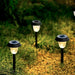 Set of solar garden lights Aktive 6 Pieces Stainless steel Plastic 10 x 38 x 10 cm (4 Units) - Декорация и