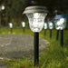 Set of solar garden lights Aktive 6 Pieces Stainless steel Plastic 10 x 38 x 10 cm (4 Units) - Декорация и