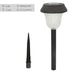 Set of solar garden lights Aktive 6 Pieces Stainless steel Plastic 10 x 38 x 10 cm (4 Units) - Декорация и