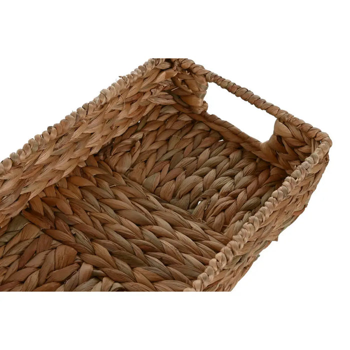 Set of trays Home ESPRIT Natural Tropical 40 x 26 x 9 cm (2 Units) - Декорация и Осветление<<<Дом