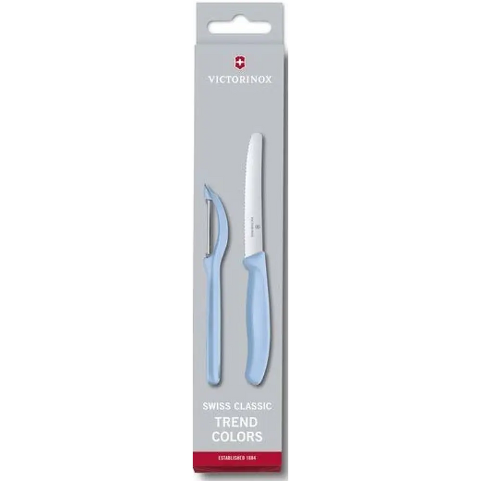 Set Victorinox Trend Color peeler + knife blue 6.7116.21L22 - Домакински прибори<<<За Кухнята<<<Малки