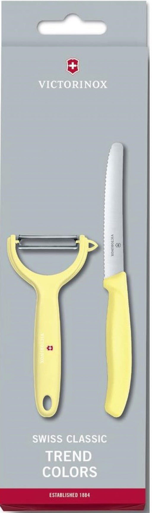 Set Victorinox Trend Color peeler + knife bright yellow 6.7116.23L82 - Домакински прибори<<<За Кухнята<<<Малки